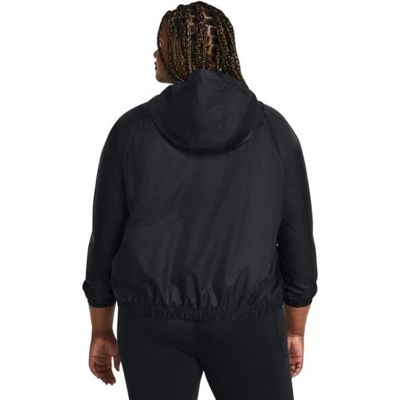 Under Armour Women's Sport Windbreaker Jacket, UA Hoodie Running Jacket Size 1X - Picture 3 of 5